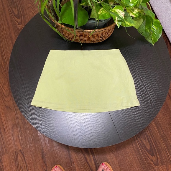 Peppermayo Light Green Sequin Mini Skirt - Picture 5 of 5